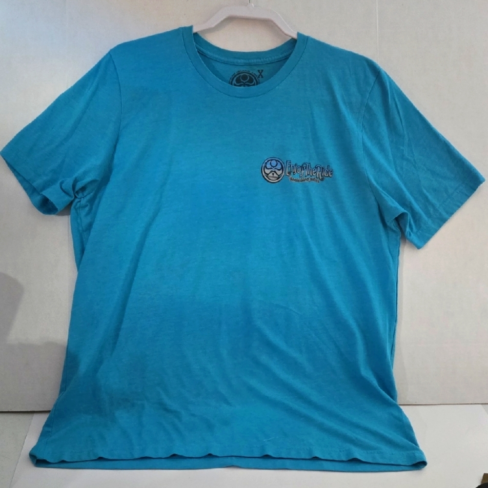 HIC (Hawaiian Island Creations) Enjoy the Ride Blue T-shirt Sz XL